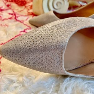 Calvin Klein Heels (Silver/Grey diamond pattern 3-inch heel)